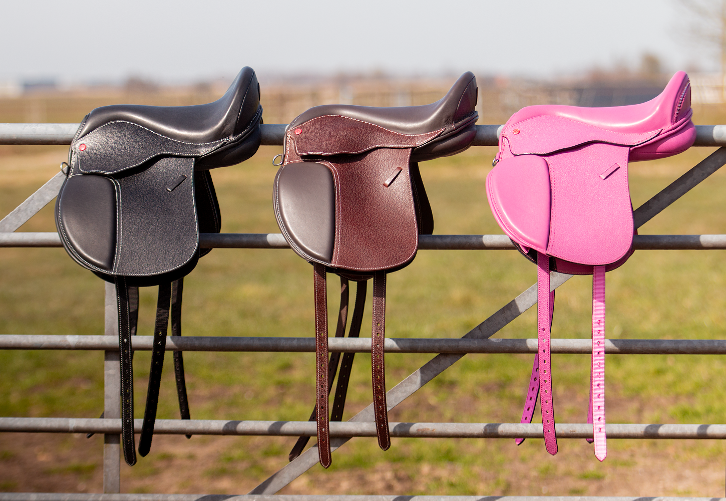 Edix Elore Leder kinderzadel Zwart | 14” 15” en 16”