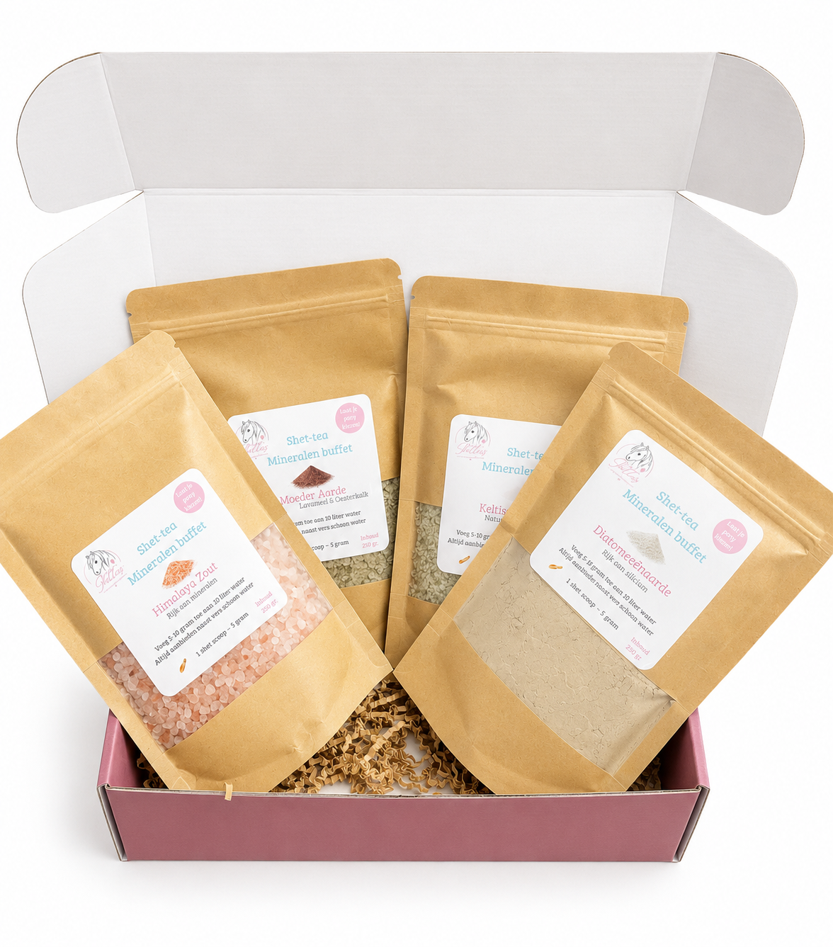 Shet-tea Mineralen Waterbuffet Set | 4 x 250 gram