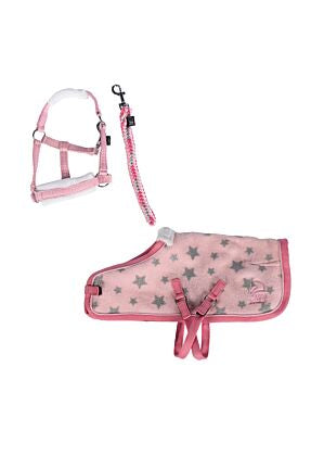 Cuddle pony set stars roze