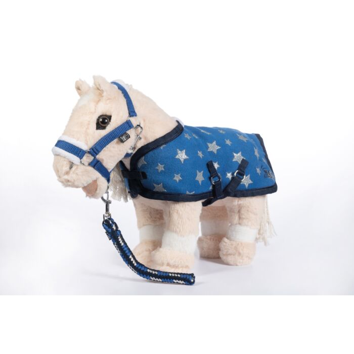 Cuddle Pony set blauw stars