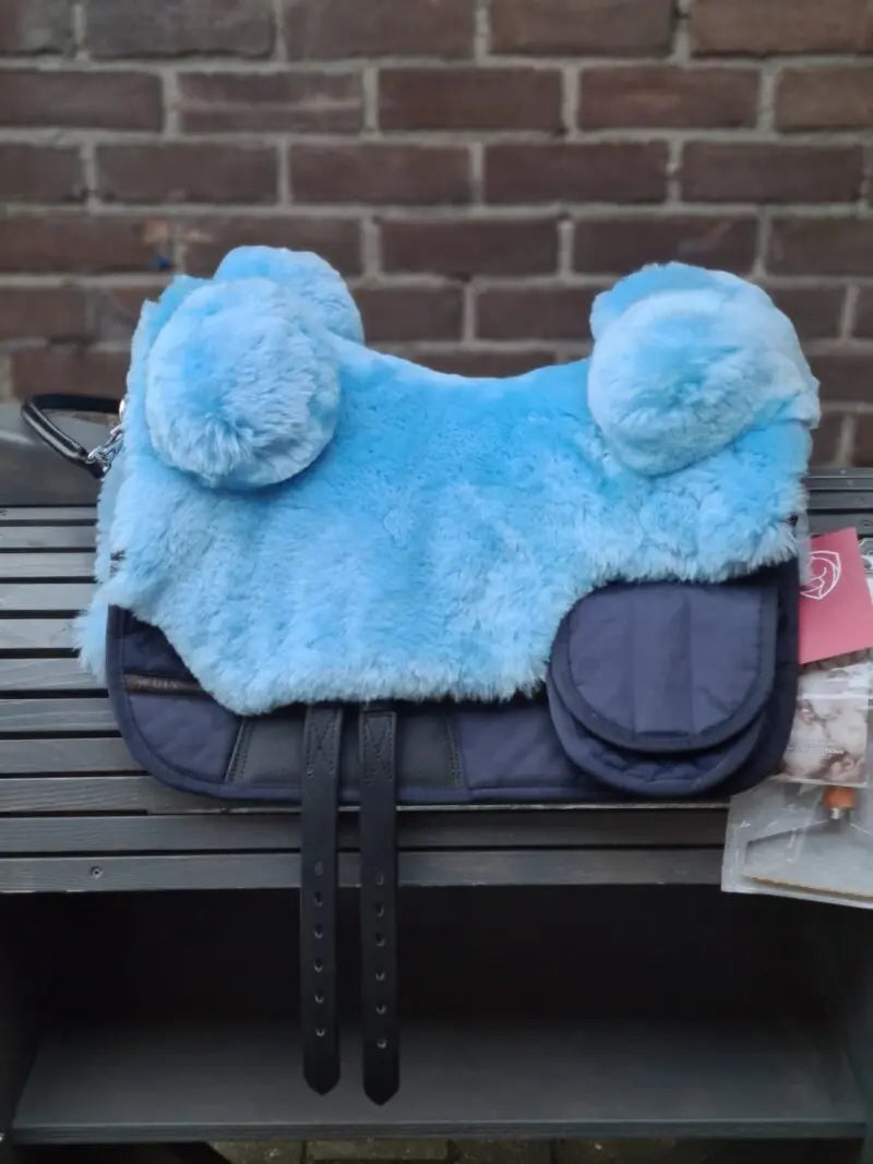 Barebackpad-Edix-lichtblauw-pony