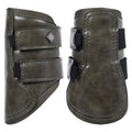 Peesbeschermers met klittenband voor Shetlanders en Mini Pony’s van Imperial Riding in de kleur Olive Green 