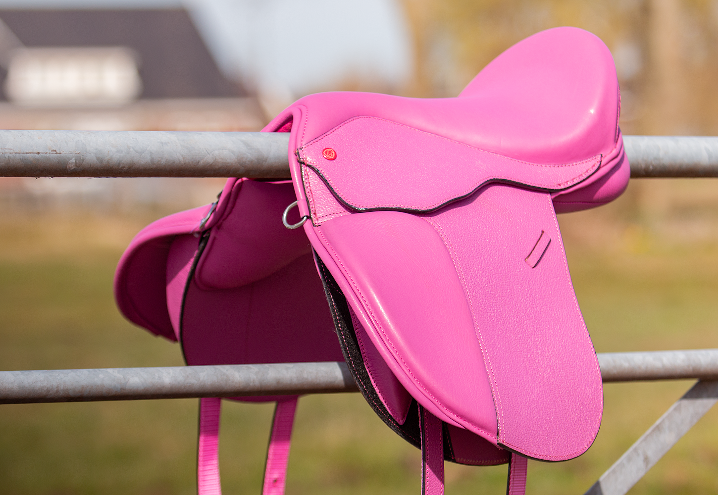 Boomloos ponyzadel EDIX Elore 14” en 15” in de kleur roze