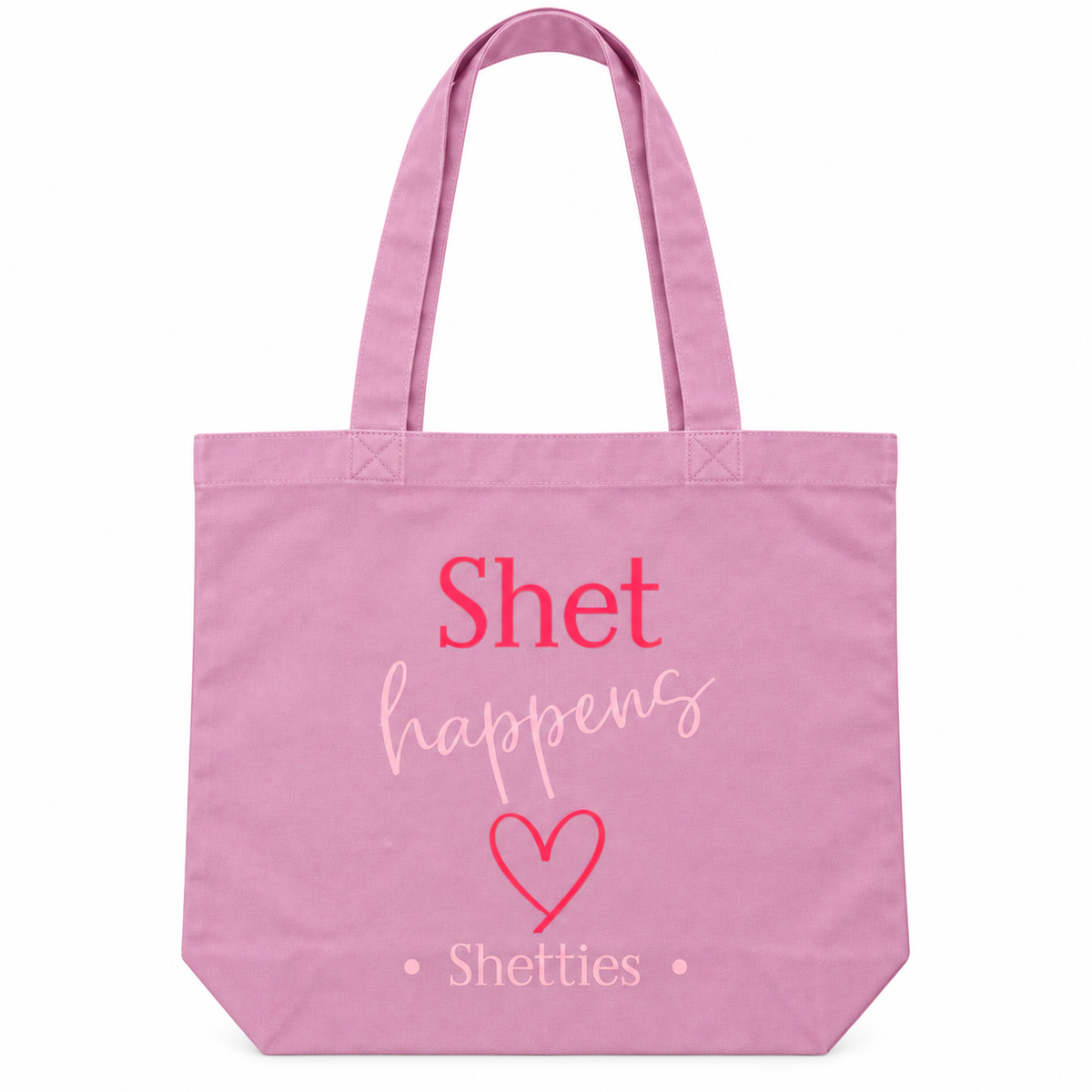 Grote Tote Bag “Shet Happens”
