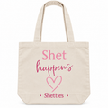 Grote Tote Bag “Shet Happens”