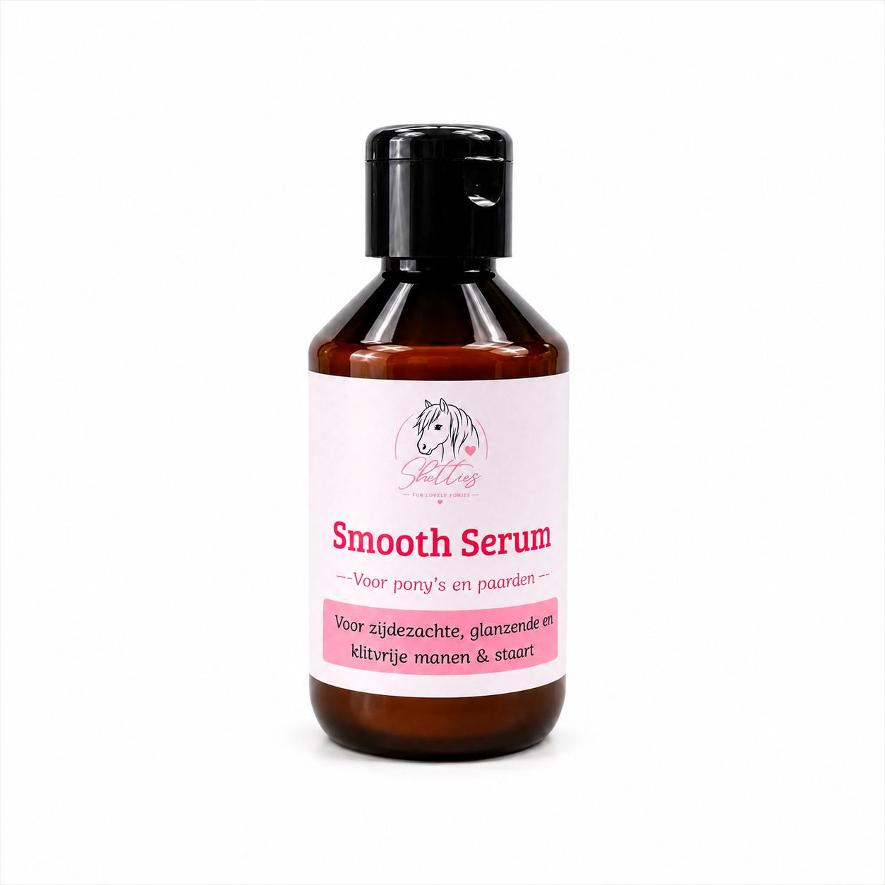 Shetties Smooth Serum voor gladde zachte glanzende manen en staart en goede doorkambaarheid 