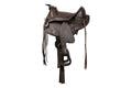Boomloos Westernzadel  Bruin  10 inch of 12 inch